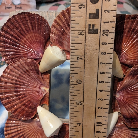 Shell encrusted picture frame - Picture 4 of 4